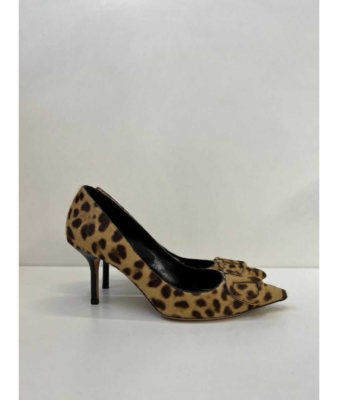 VALENTINO Коричневые текстильные туфли, фото 9