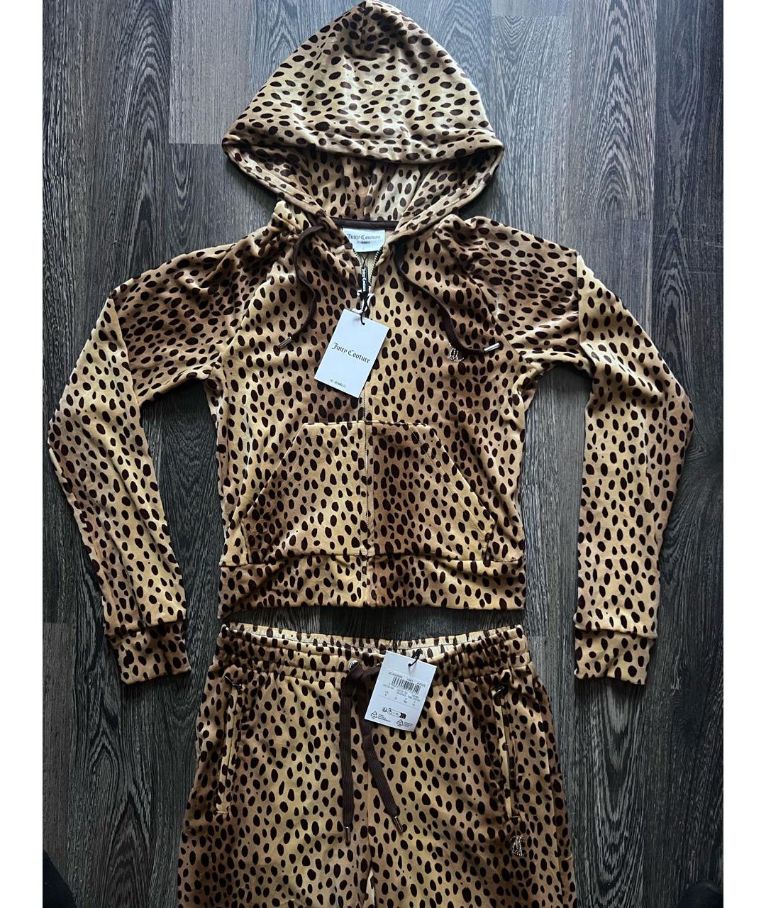 JUICY COUTURE Мульти велюровый костюм с брюками, фото 3