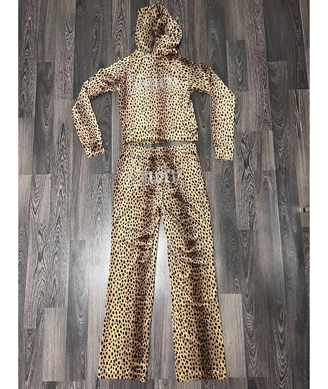 JUICY COUTURE Мульти велюровый костюм с брюками, фото 2