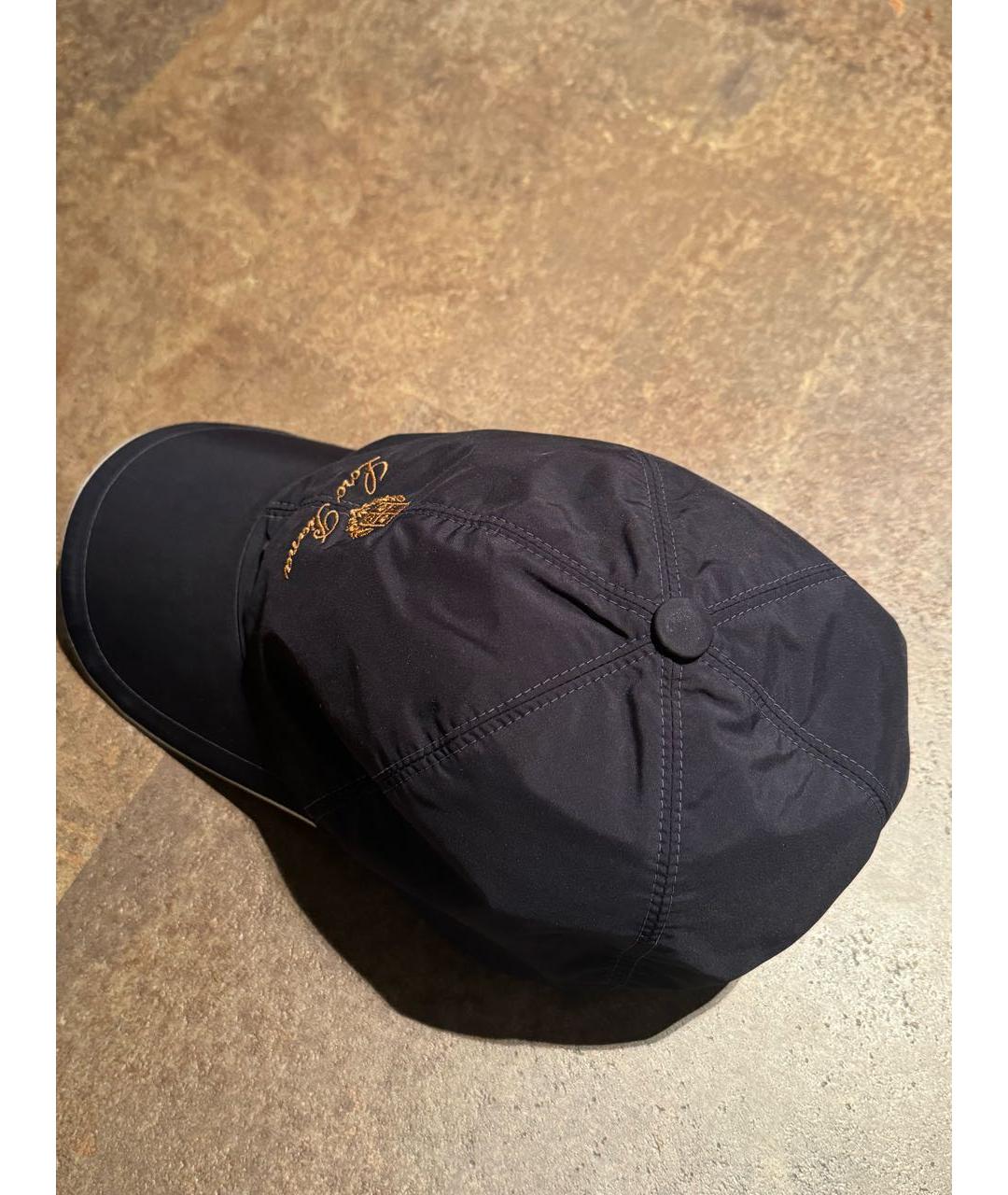 LORO PIANA Темно-синяя визитница, фото 3