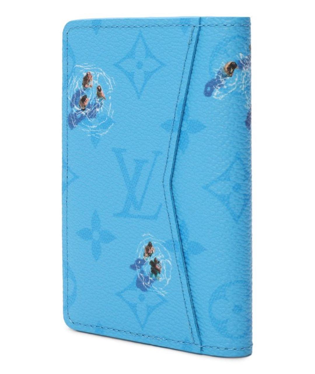 LOUIS VUITTON Голубой кардхолдер, фото 2