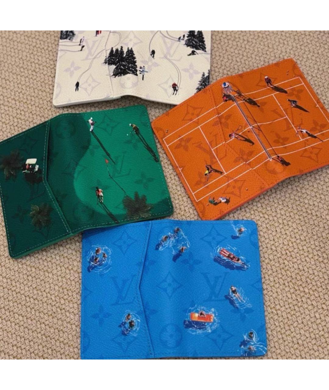 LOUIS VUITTON Голубой кардхолдер, фото 5