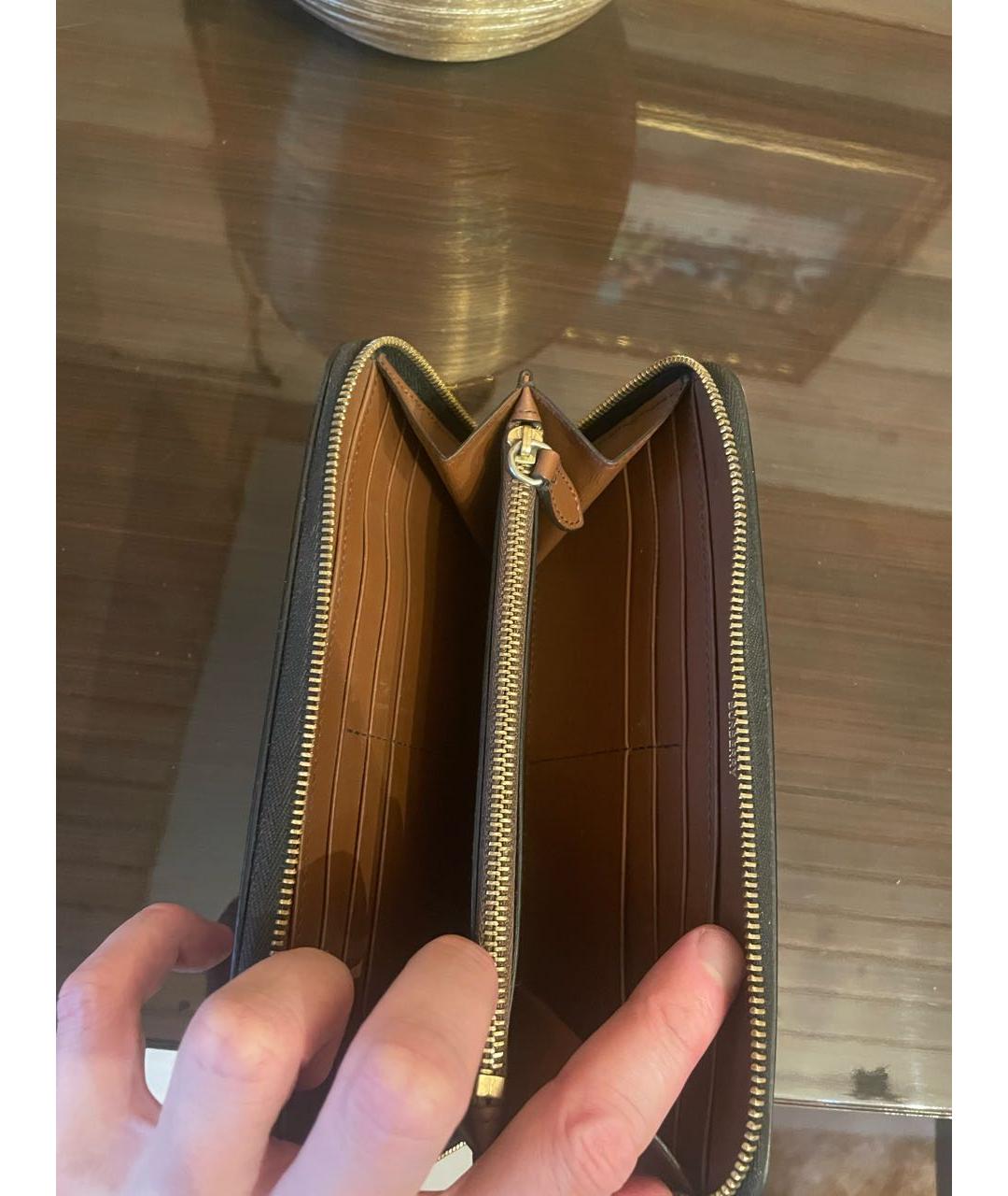 BURBERRY Бежевый кожаный кошелек, фото 4