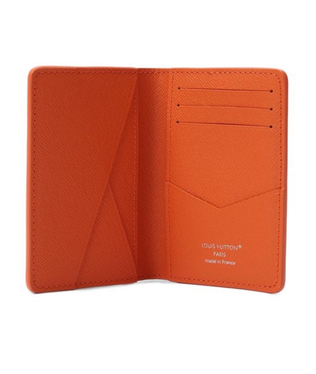 LOUIS VUITTON Оранжевый кардхолдер, фото 3