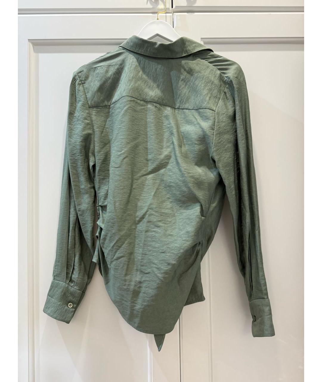 JACQUEMUS Зеленая льняная рубашка, фото 2