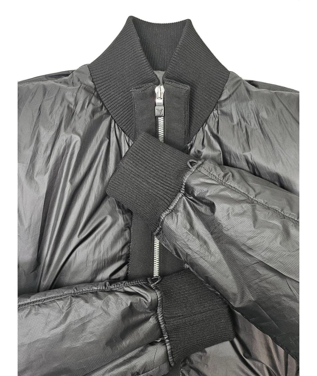 LOUIS VUITTON Черная полиамидовая куртка, фото 6