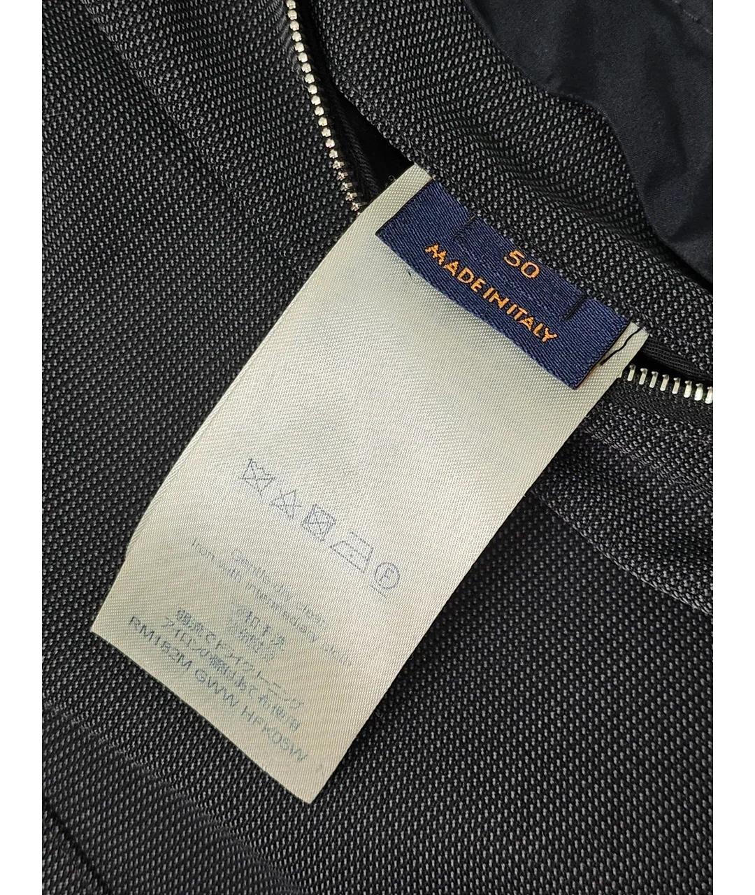 LOUIS VUITTON Черная полиамидовая куртка, фото 9