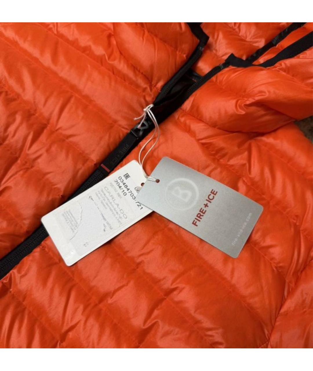 BOGNER Оранжевая полиэстеровая куртка, фото 4