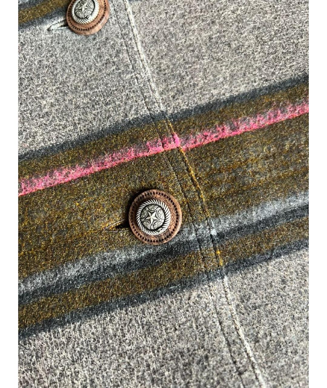 CHANEL Коричневый кашемировый жакет/пиджак, фото 8