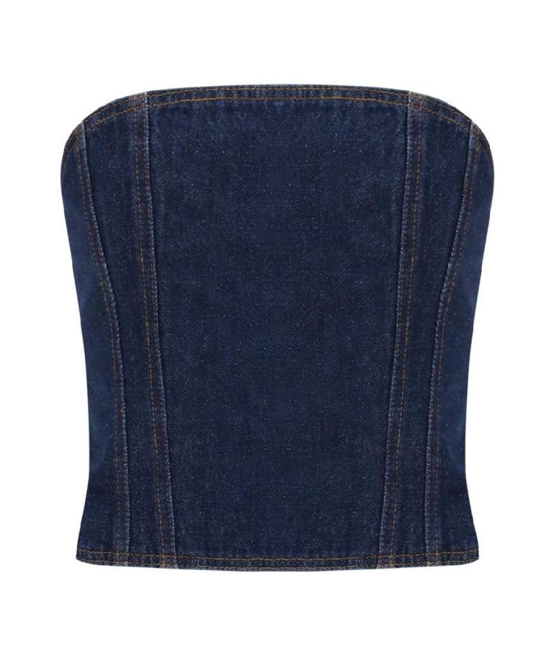 MAGDA BUTRYM Синий деним корсет, фото 6