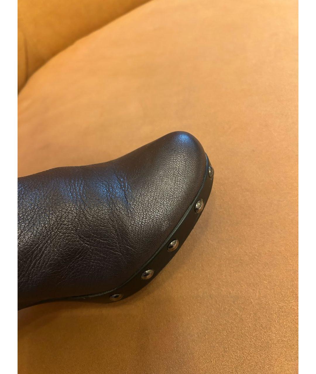 STUART WEITZMAN Серые кожаные ботильоны, фото 8