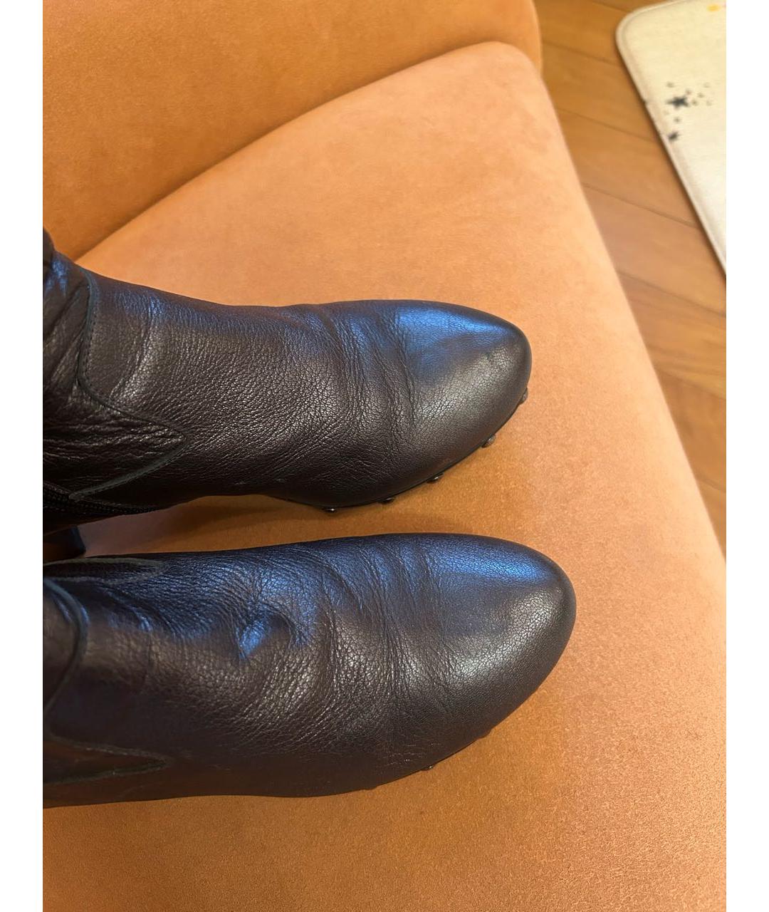 STUART WEITZMAN Серые кожаные ботильоны, фото 5