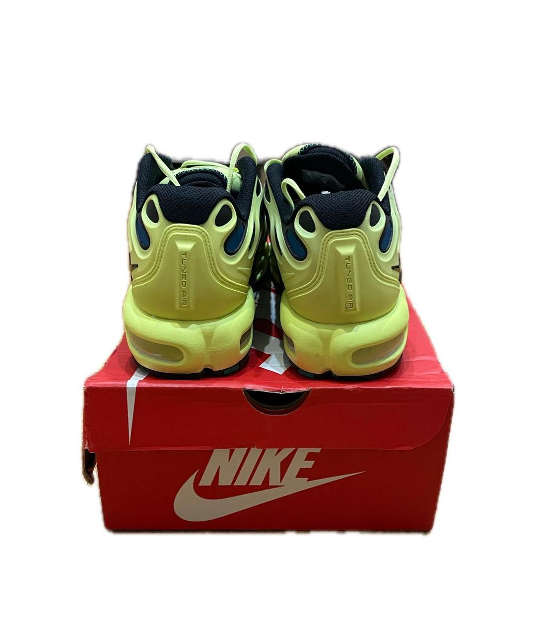 NIKE Салатовые резиновые низкие кроссовки / кеды, фото 4