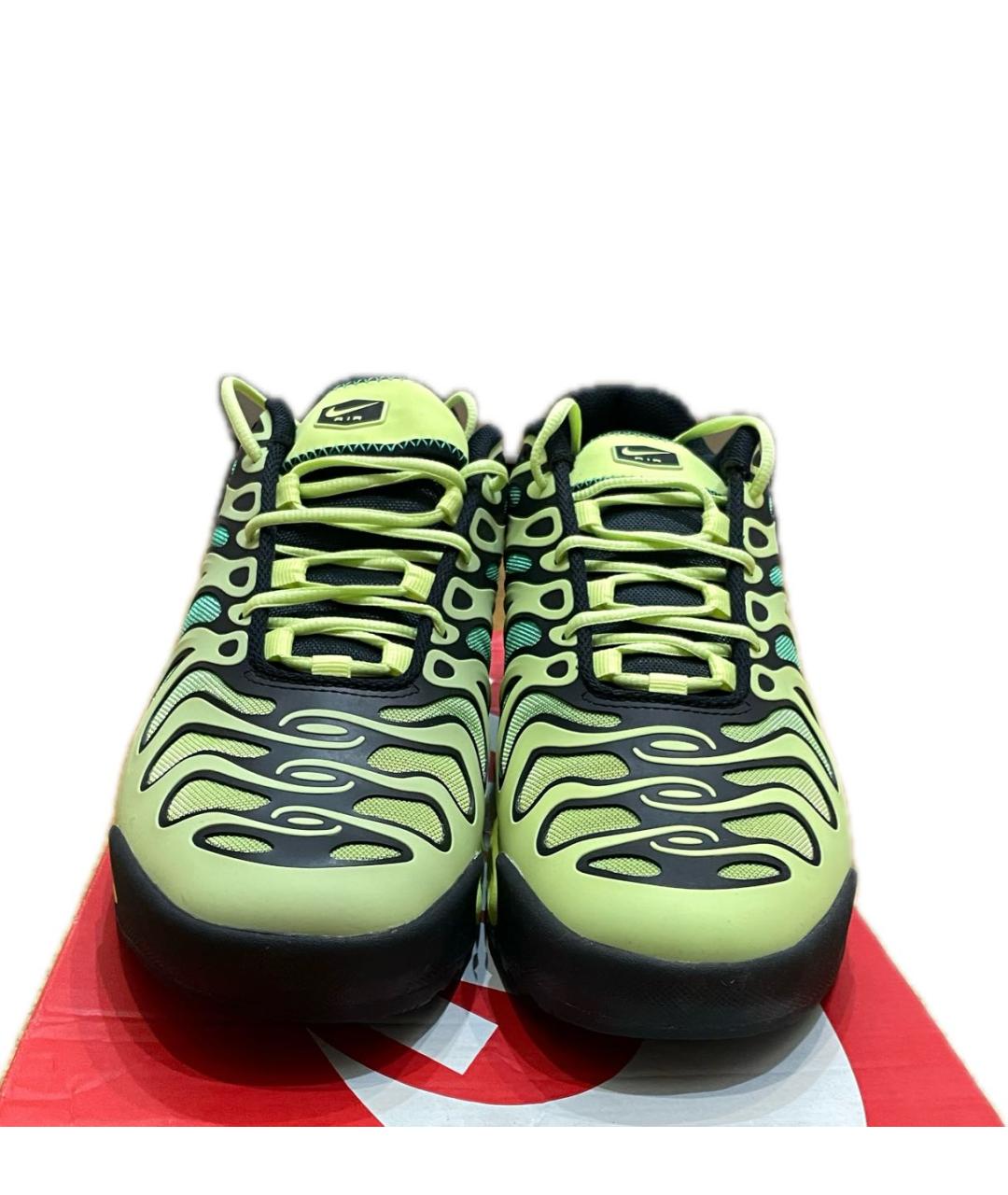 NIKE Салатовые резиновые низкие кроссовки / кеды, фото 2