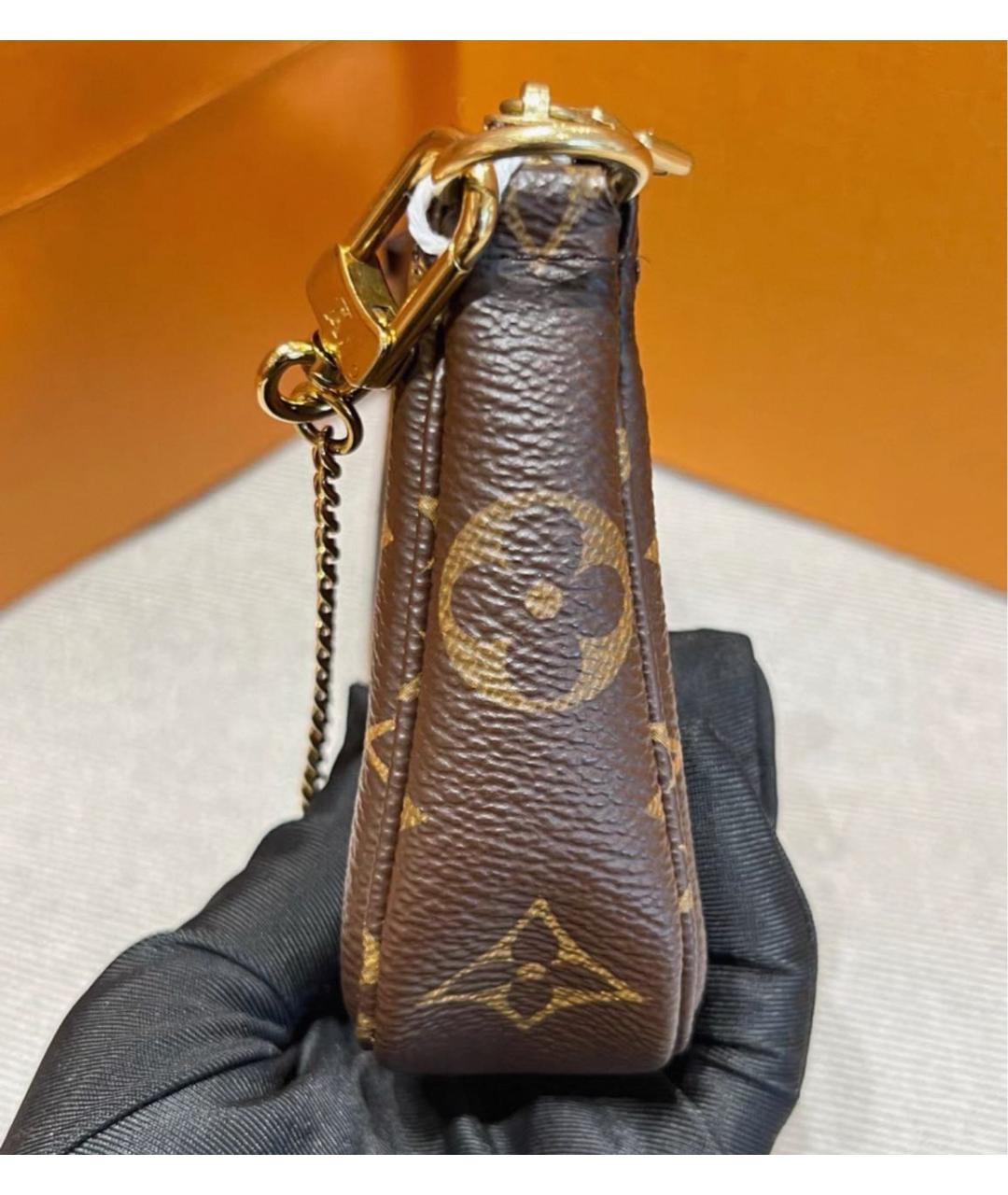 LOUIS VUITTON Коричневая сумка через плечо, фото 4
