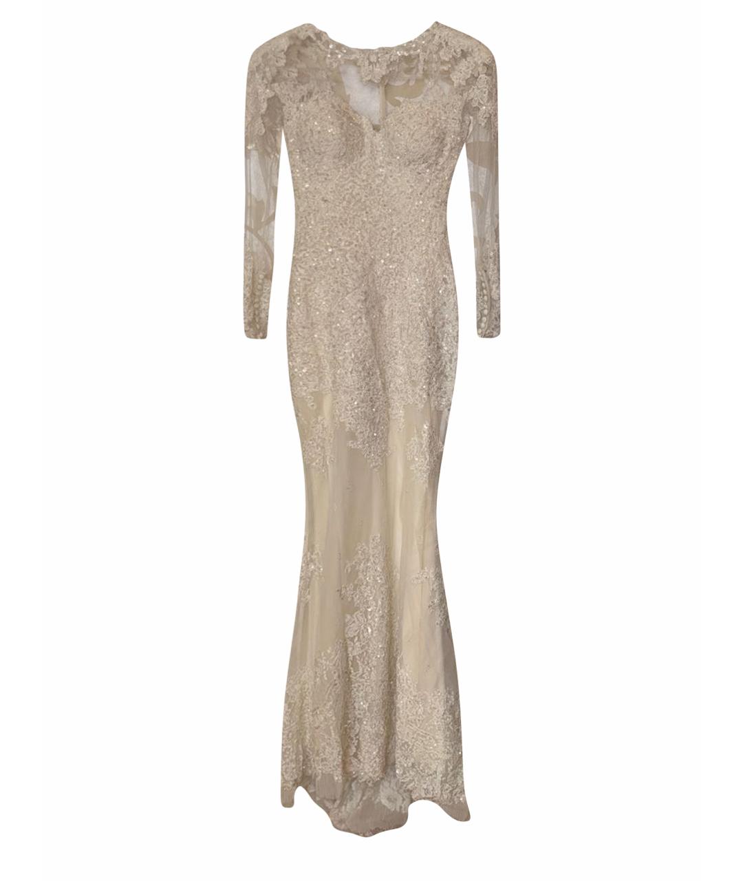 ZUHAIR MURAD Белое кружевное свадебное платье, фото 1