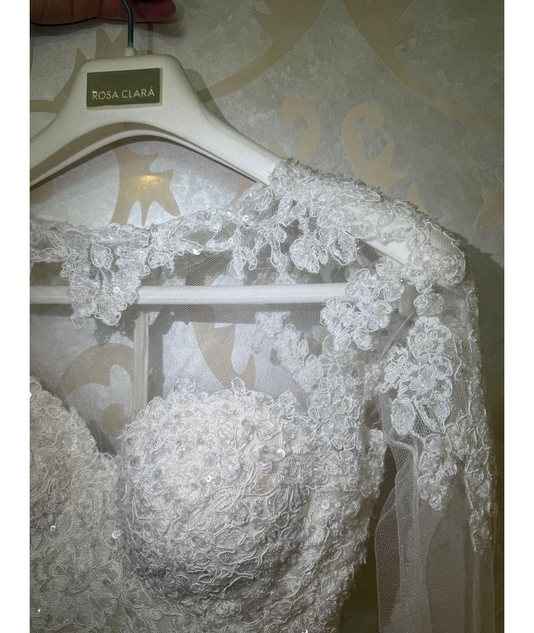 ZUHAIR MURAD Белое кружевное свадебное платье, фото 4