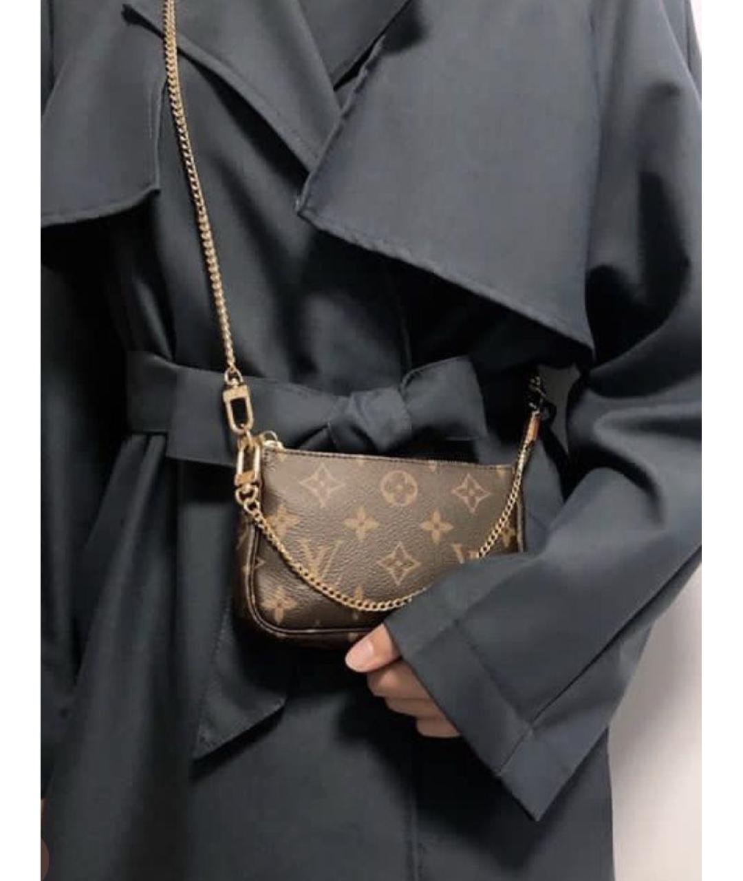 LOUIS VUITTON Коричневая сумка с короткими ручками, фото 6