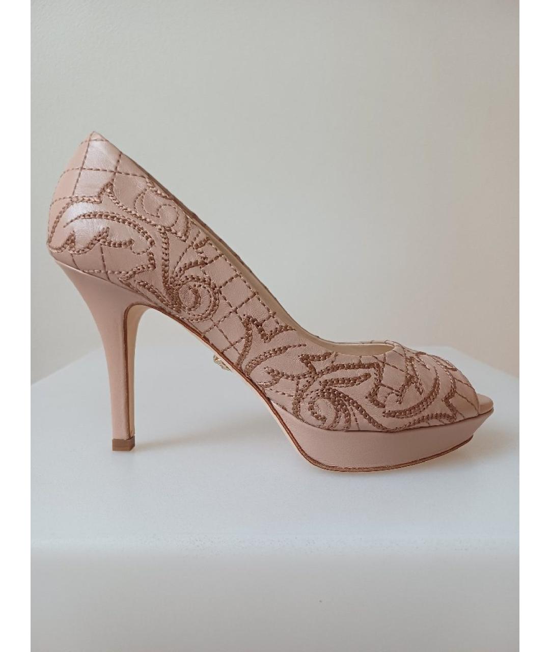 VERSACE Коричневые кожаные туфли, фото 9