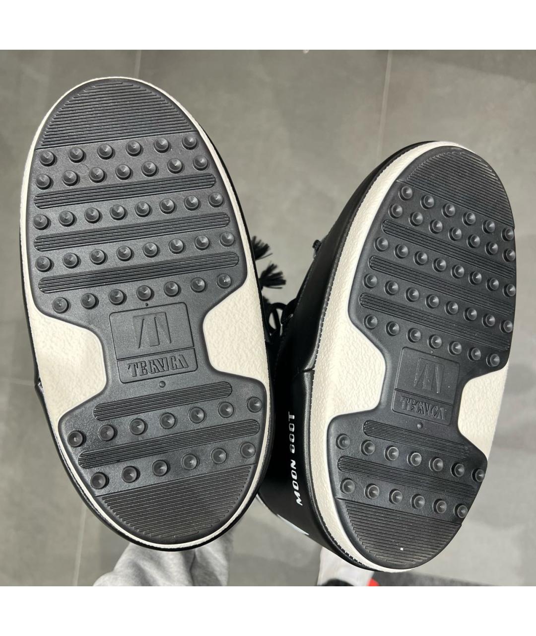 MOON BOOT Черные текстильные ботинки, фото 7