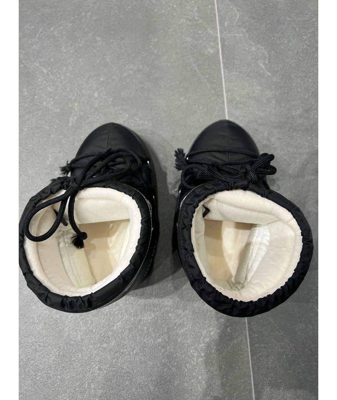 MOON BOOT Черные текстильные ботинки, фото 3