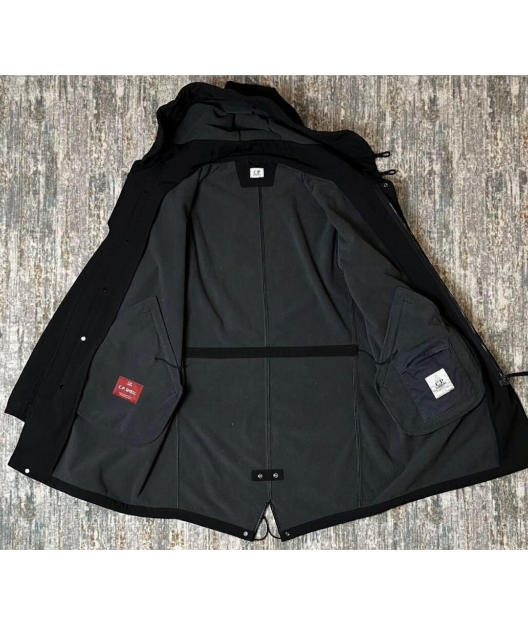 CP COMPANY Черная полиэстеровая куртка, фото 4