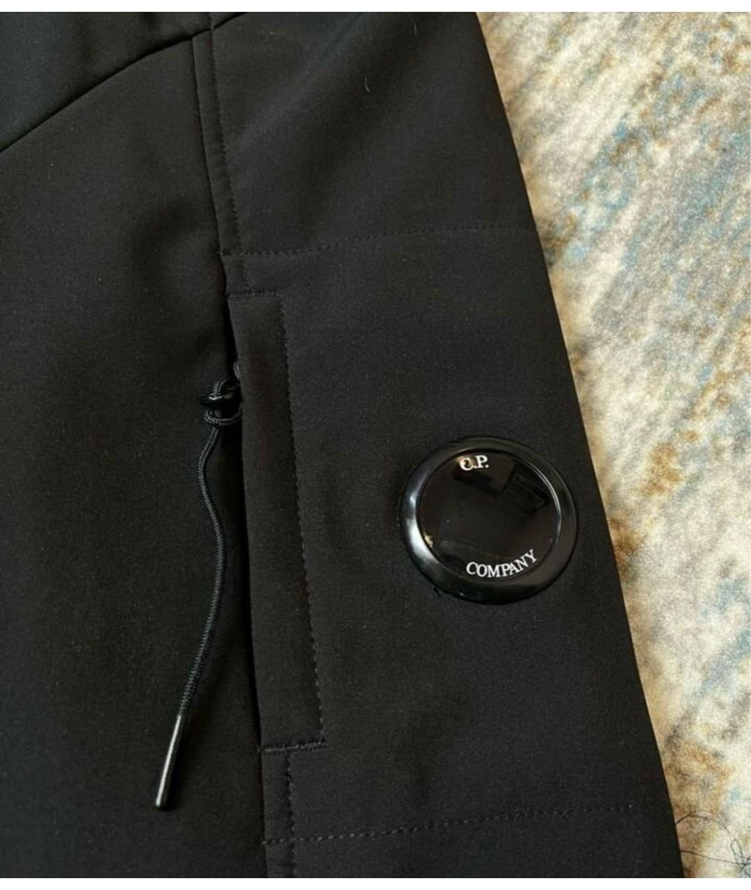 CP COMPANY Черная полиэстеровая куртка, фото 3