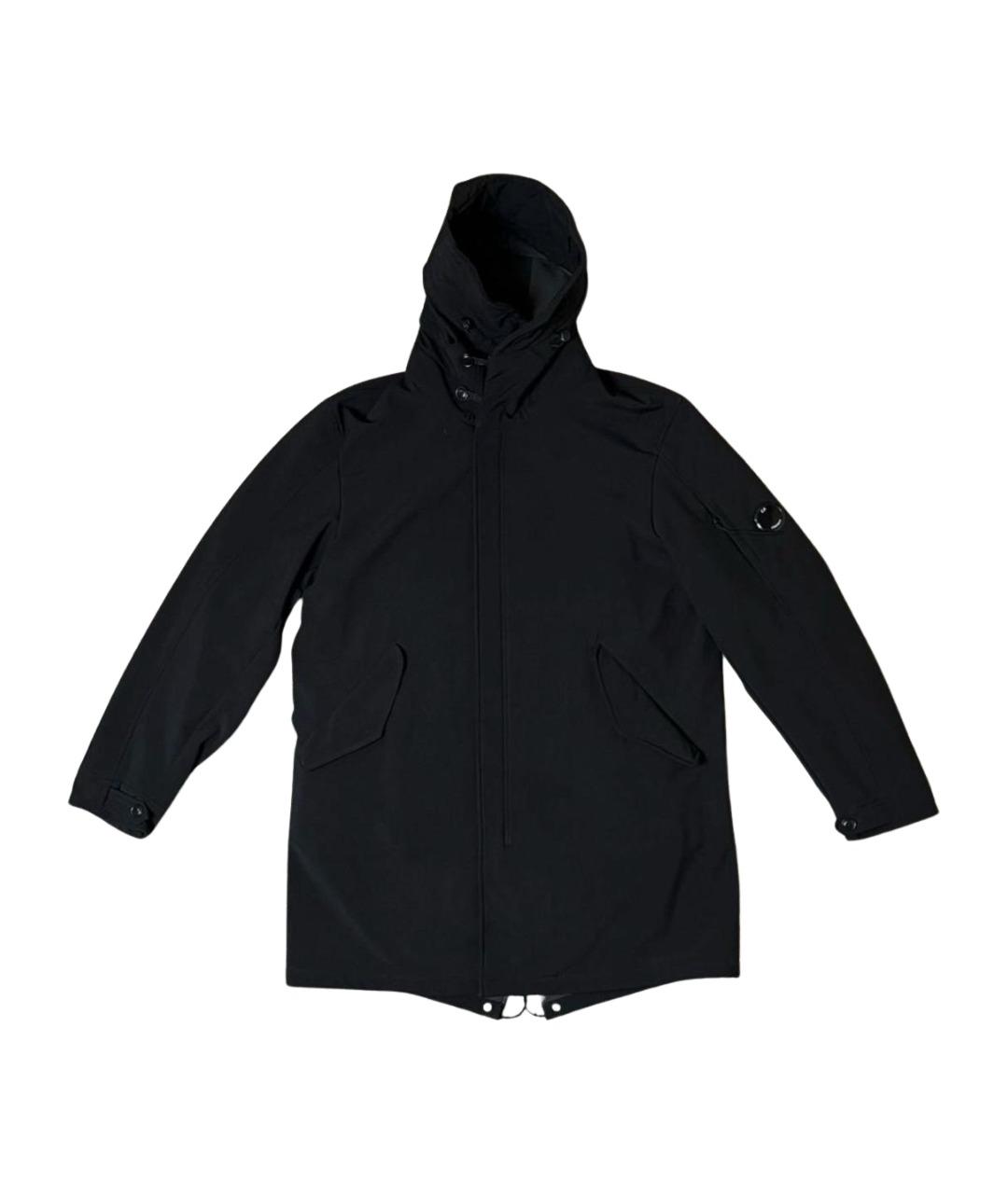 CP COMPANY Черная полиэстеровая куртка, фото 1