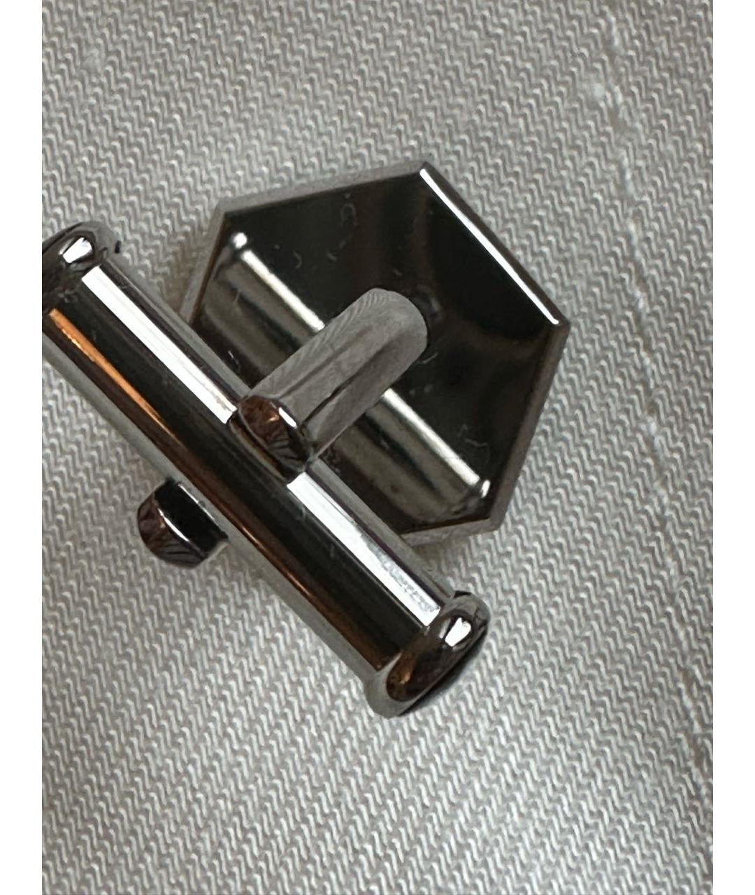 MONTBLANC Черные металлические запонки, фото 2