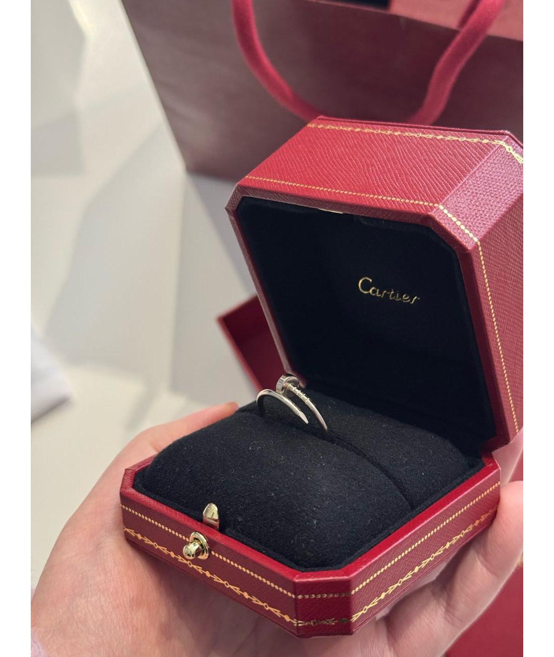 CARTIER Серебряное кольцо из белого золота, фото 4