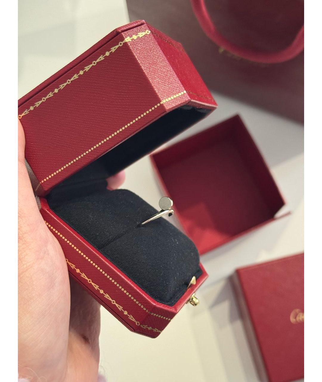 CARTIER Серебряное кольцо из белого золота, фото 3