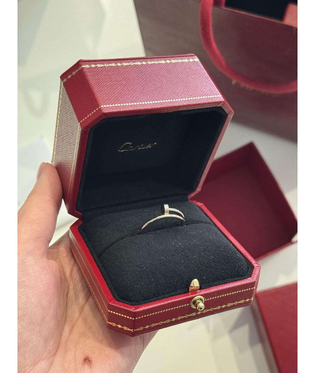 CARTIER Серебряное кольцо из белого золота, фото 2