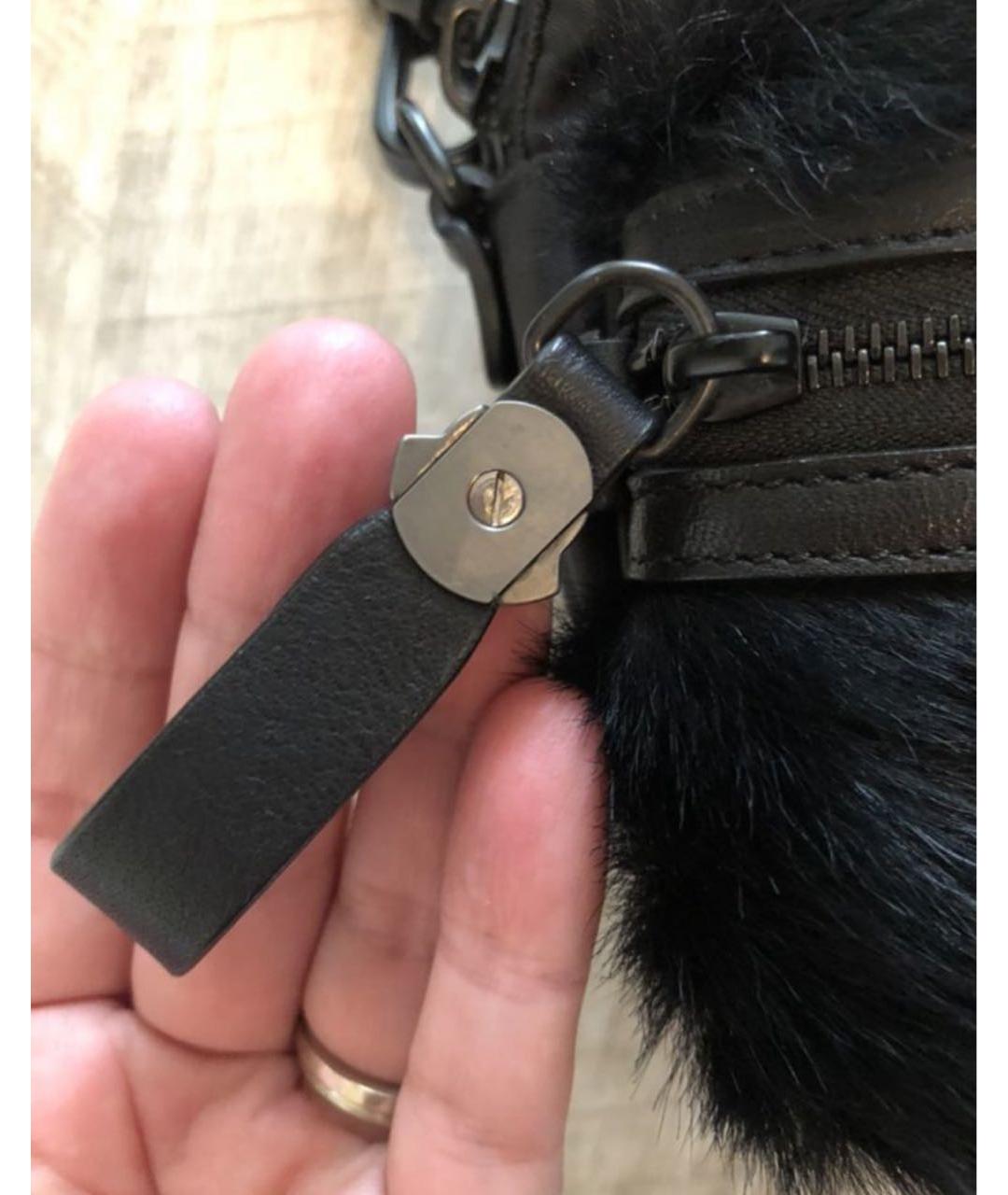 MONCLER Черный тканевый рюкзак, фото 6