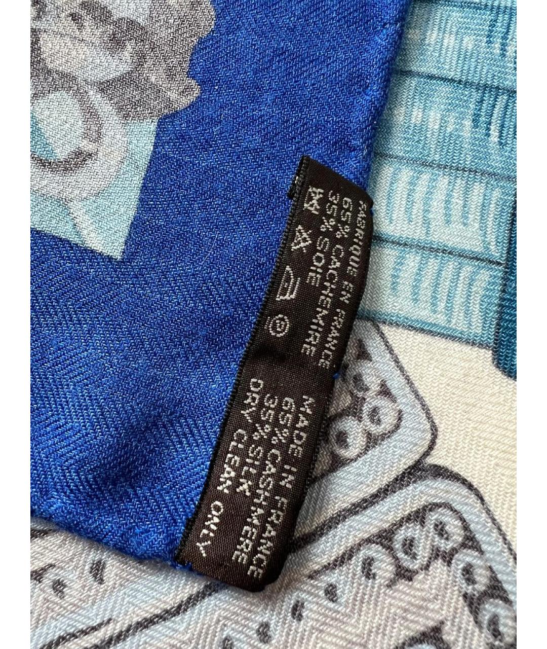 HERMES Мульти шелковый платок, фото 3