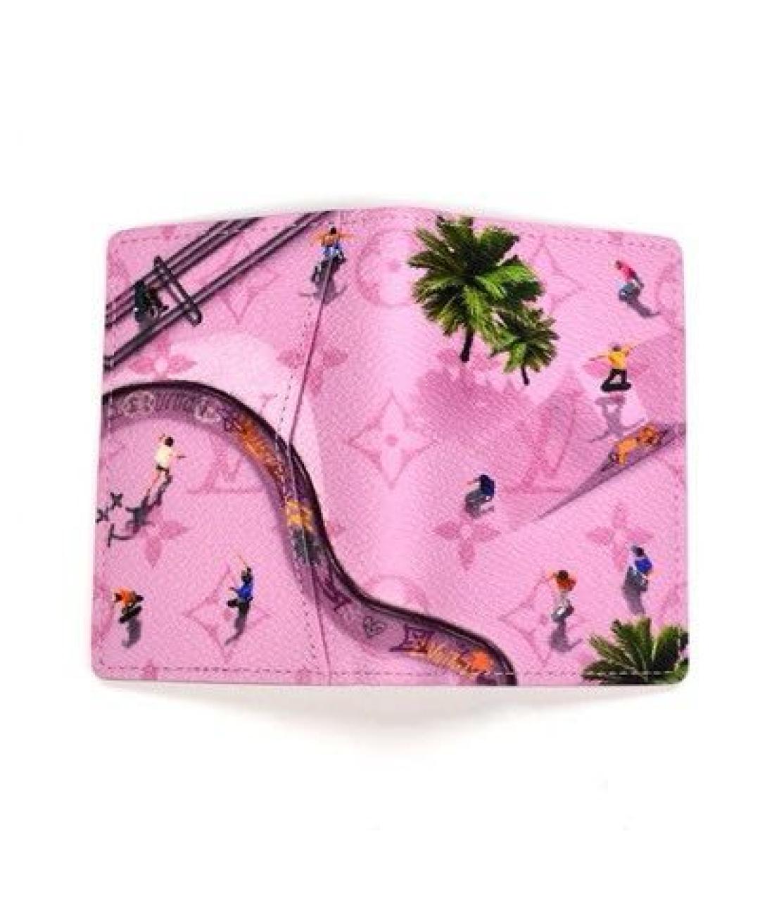 LOUIS VUITTON Розовый кардхолдер, фото 5