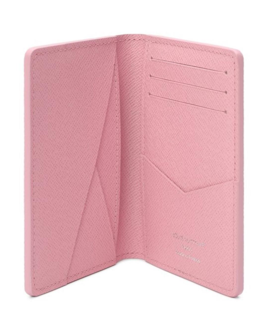LOUIS VUITTON Розовый кардхолдер, фото 3
