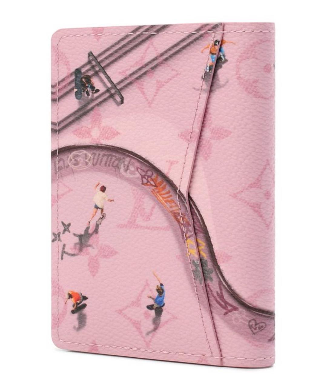 LOUIS VUITTON Розовый кардхолдер, фото 2