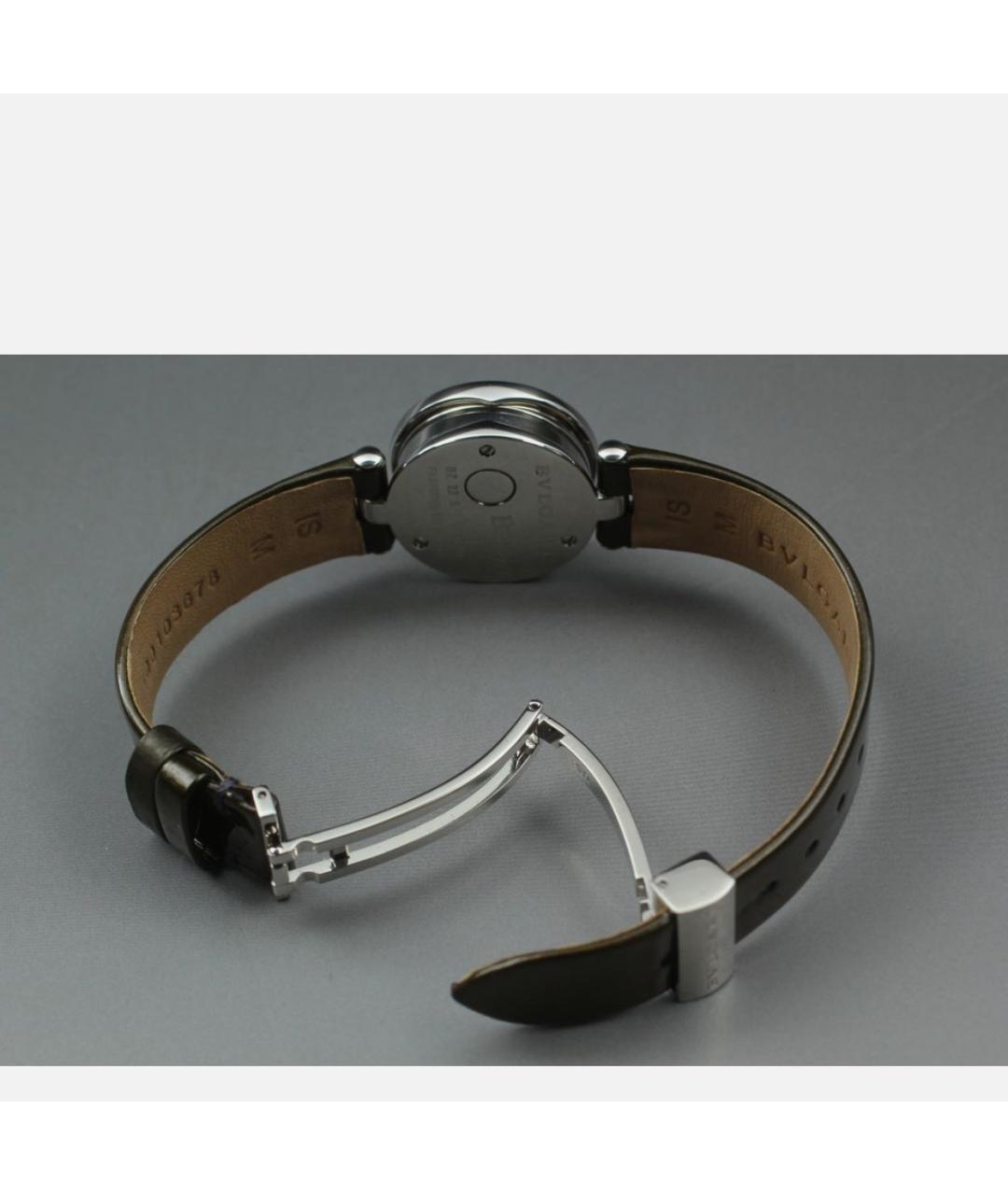 BVLGARI Черные часы из белого золота, фото 3