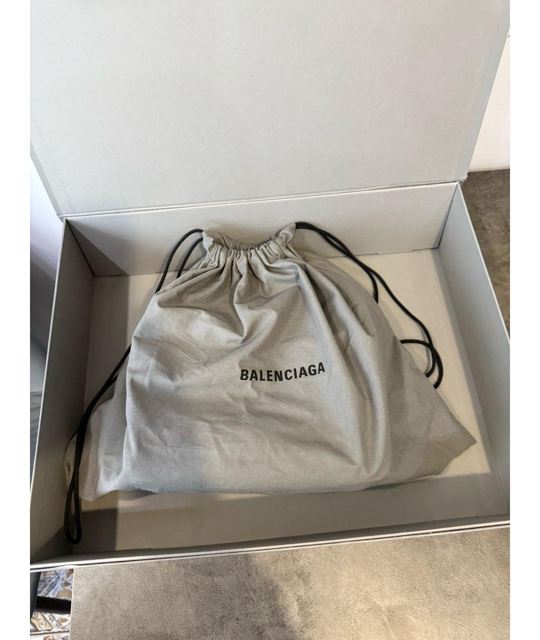 BALENCIAGA Черная кожаная сумка через плечо, фото 8