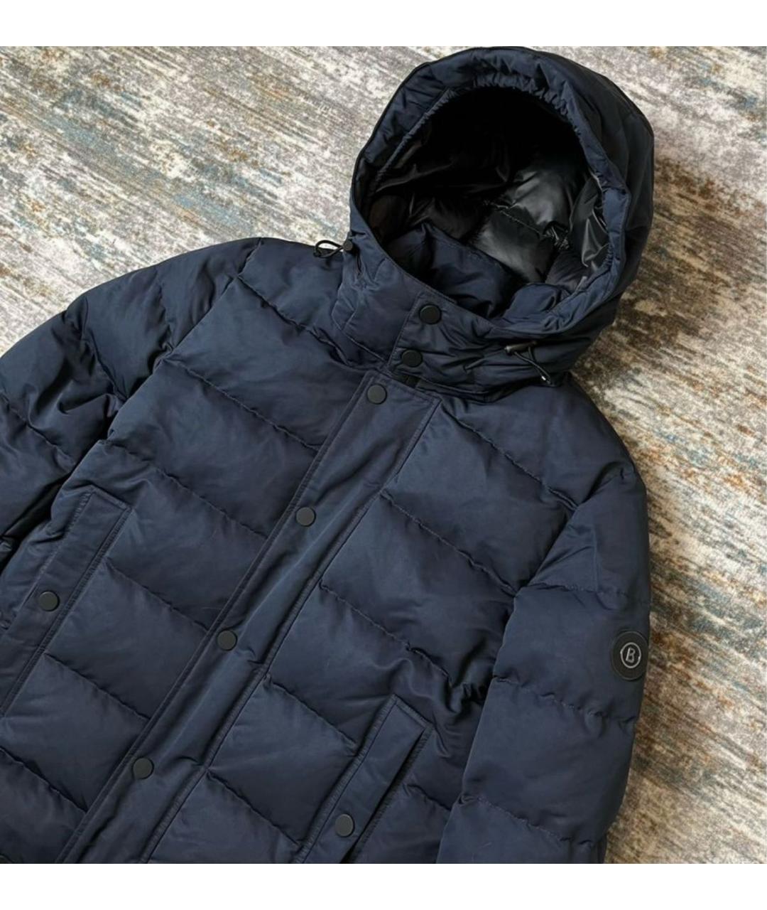 BOGNER Синий полиэстеровый пуховик, фото 2