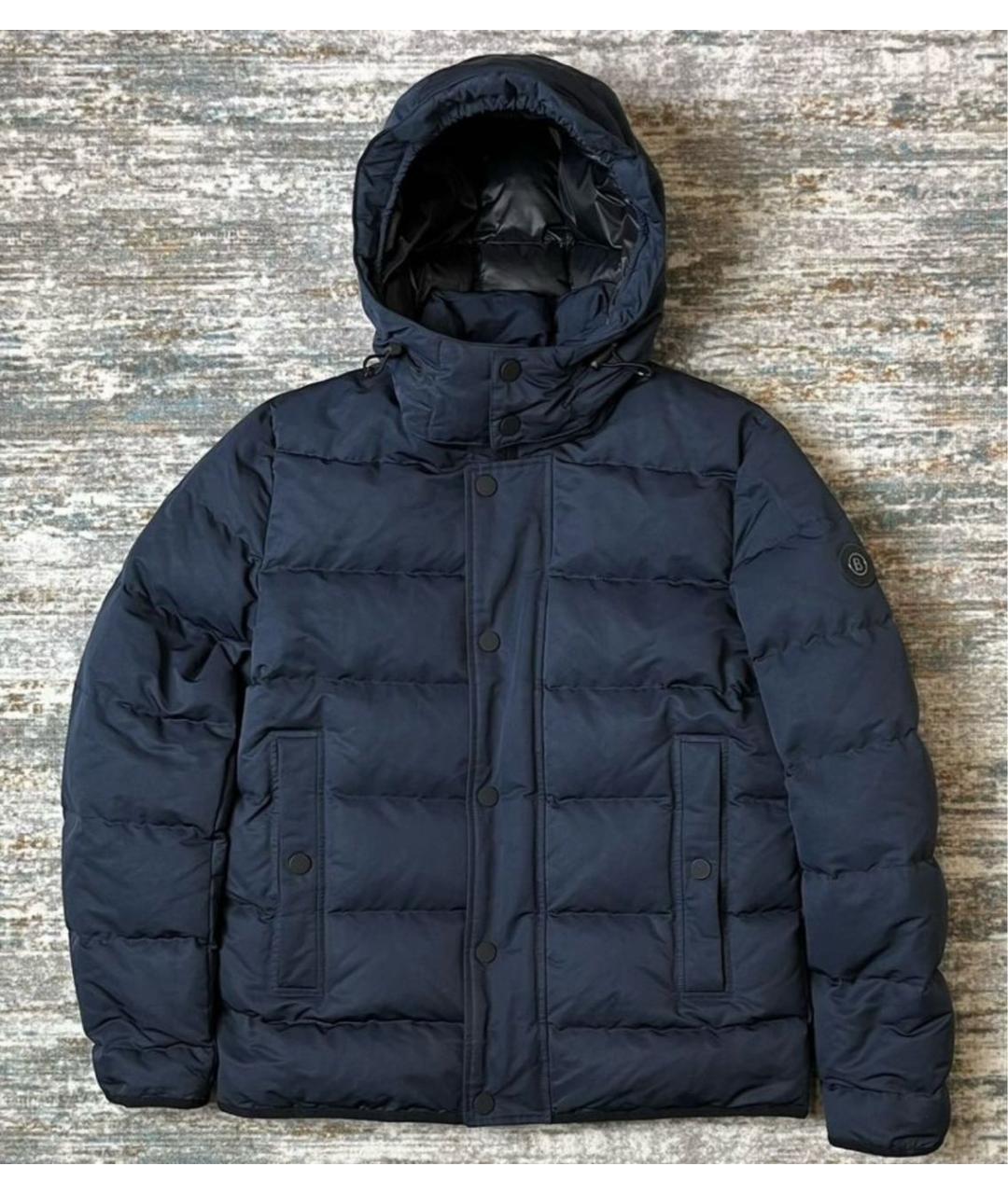 BOGNER Синий полиэстеровый пуховик, фото 7
