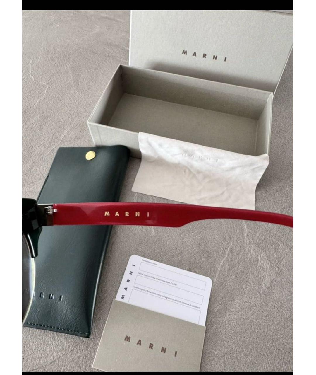 MARNI Мульти металлические солнцезащитные очки, фото 2