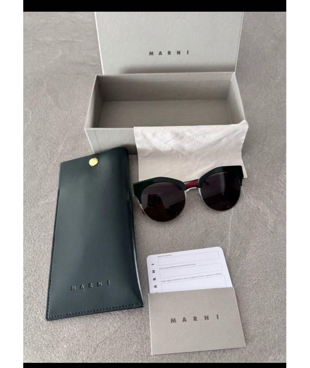 MARNI Мульти металлические солнцезащитные очки, фото 4