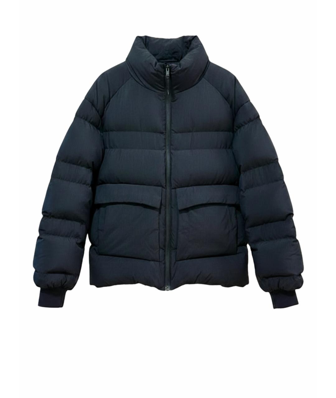 Y-3 Черный полиэстеровый пуховик, фото 1