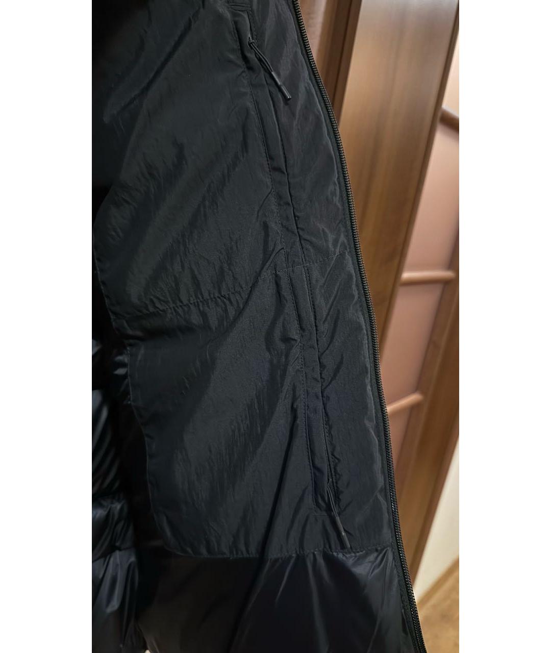 Y-3 Черный полиэстеровый пуховик, фото 5