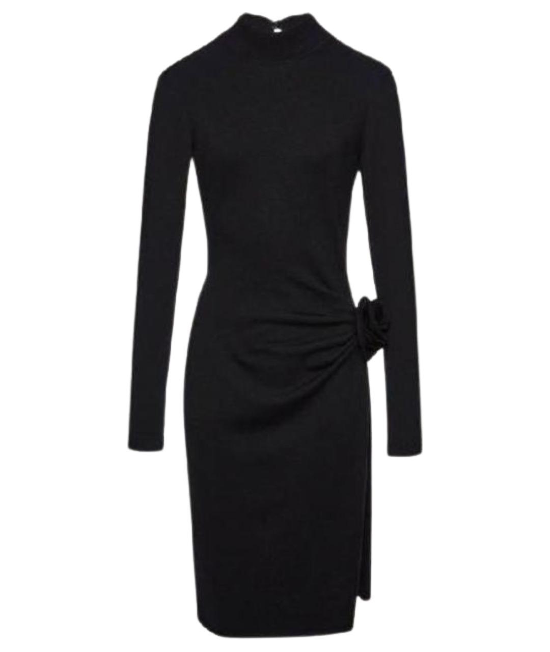 MAGDA BUTRYM Черное кашемировое повседневное платье, фото 1