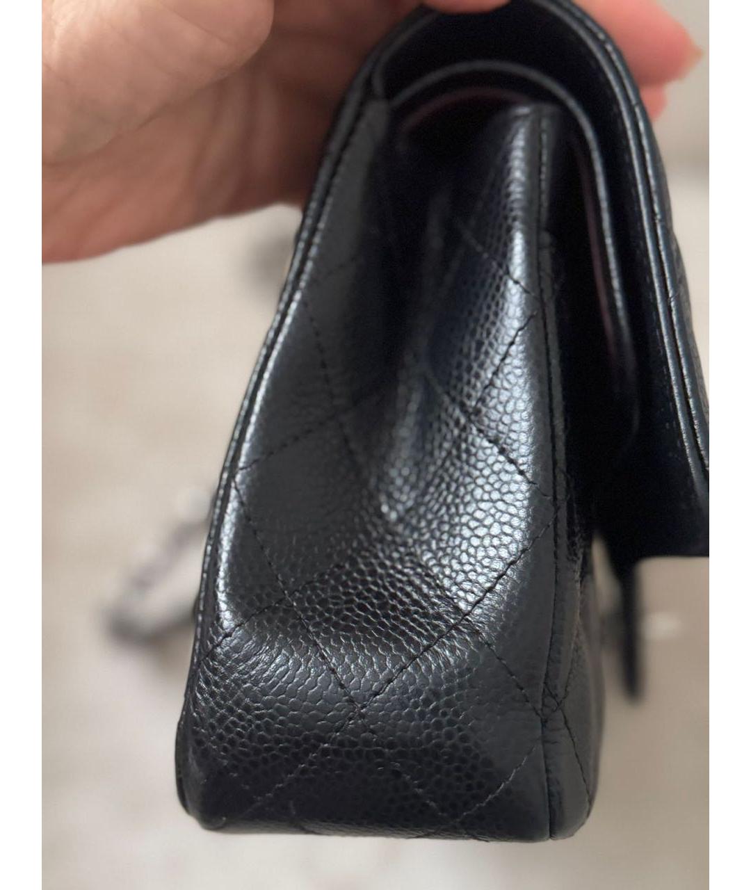 CHANEL Черная кожаная сумка через плечо, фото 2