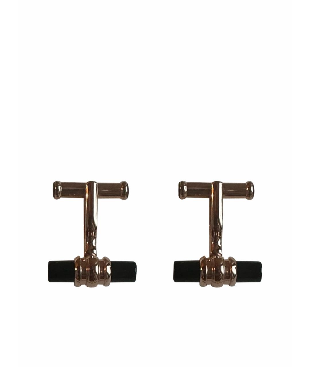 MONTBLANC Золотые металлические запонки, фото 1