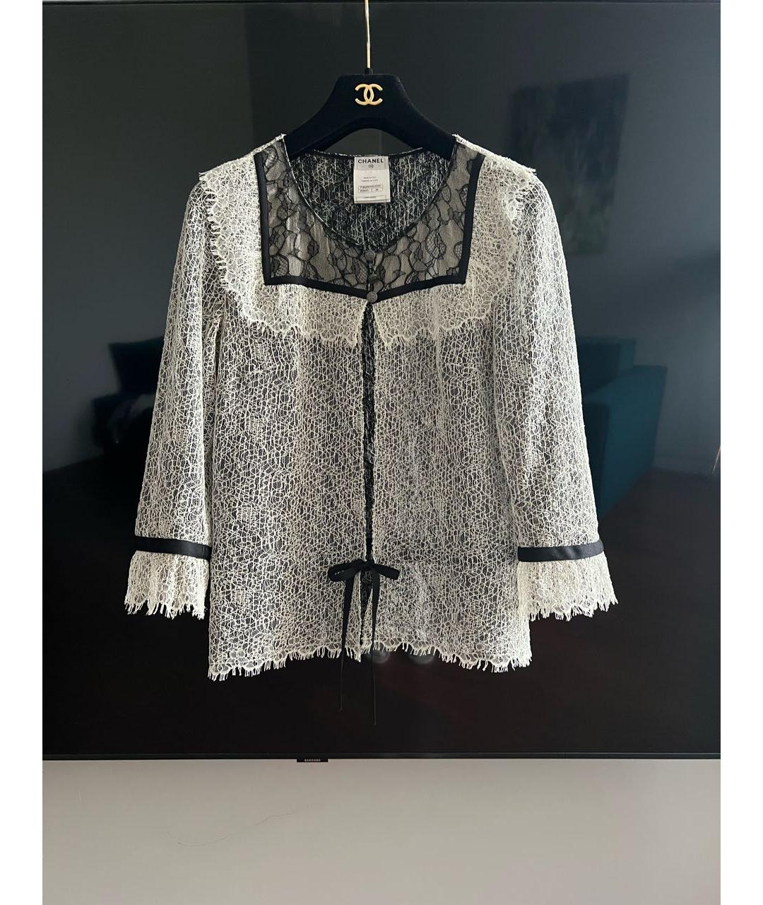CHANEL Мульти кружевной жакет/пиджак, фото 6