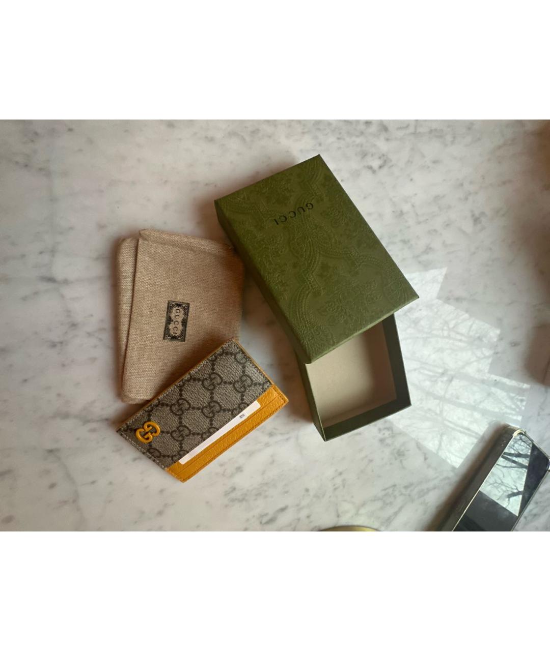 GUCCI Мульти кожаный кардхолдер, фото 4